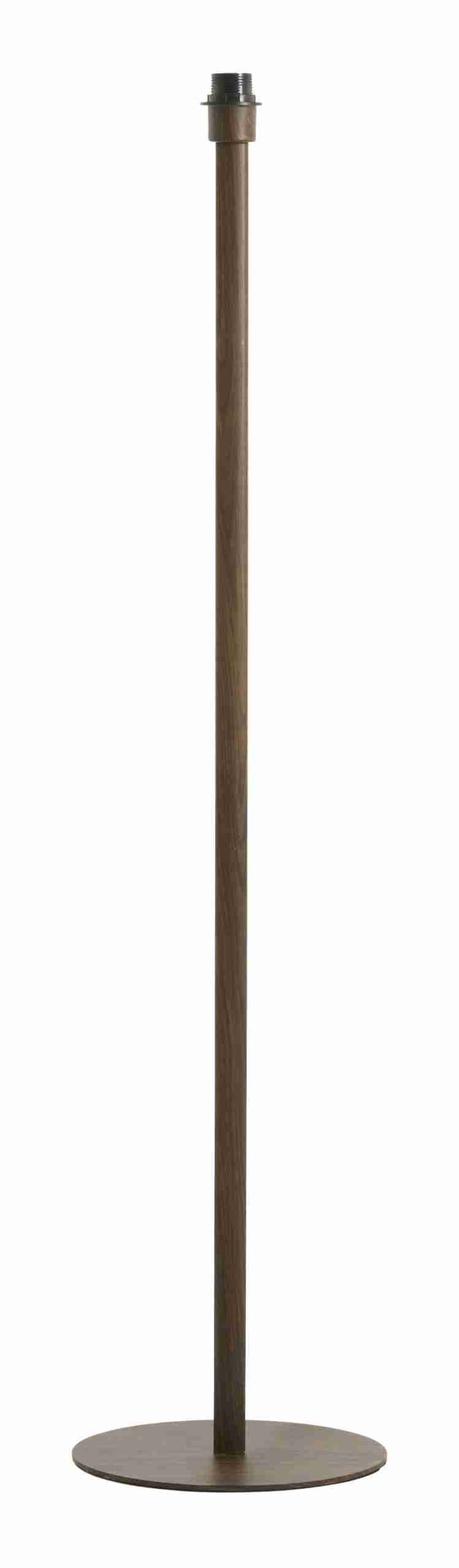 Light & Living Vloerlamp Cerini Metaal, 130cm - Donkerbruin (excl. kap) - Ovaal