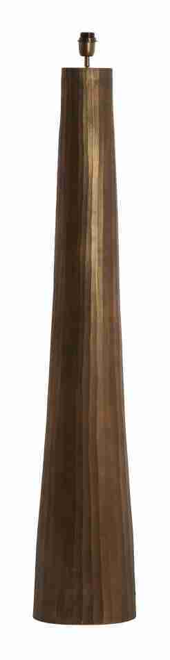 Light & Living Vloerlamp Mijas 144cm - Donkerbruin/Brons (excl. kap)