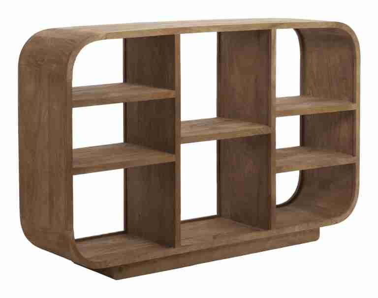 Light & Living Wandkast Dane 90 x 140cm - Mat Grijs/Bruin