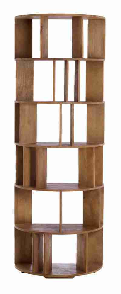 Light & Living Wandkast Limpya Mangohout, 212 x 76cm - Lichtbruin