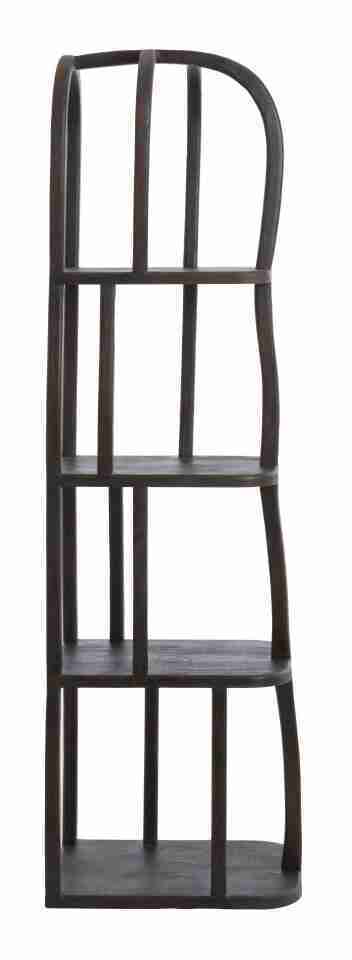 Light & Living Wandkast Lowe 175 x 53cm - Mat Donker Roodbruin