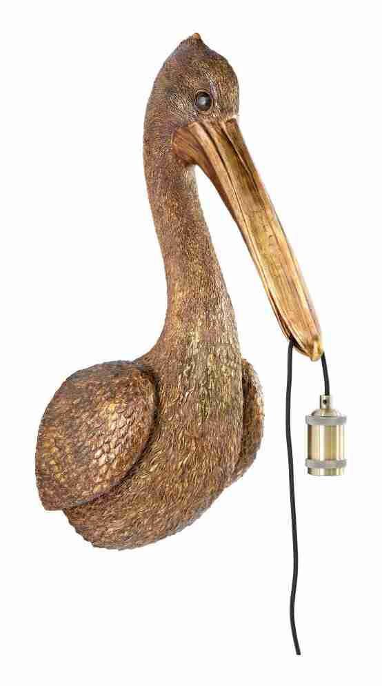 Light & Living Wandlamp Pelican - Antiek Brons