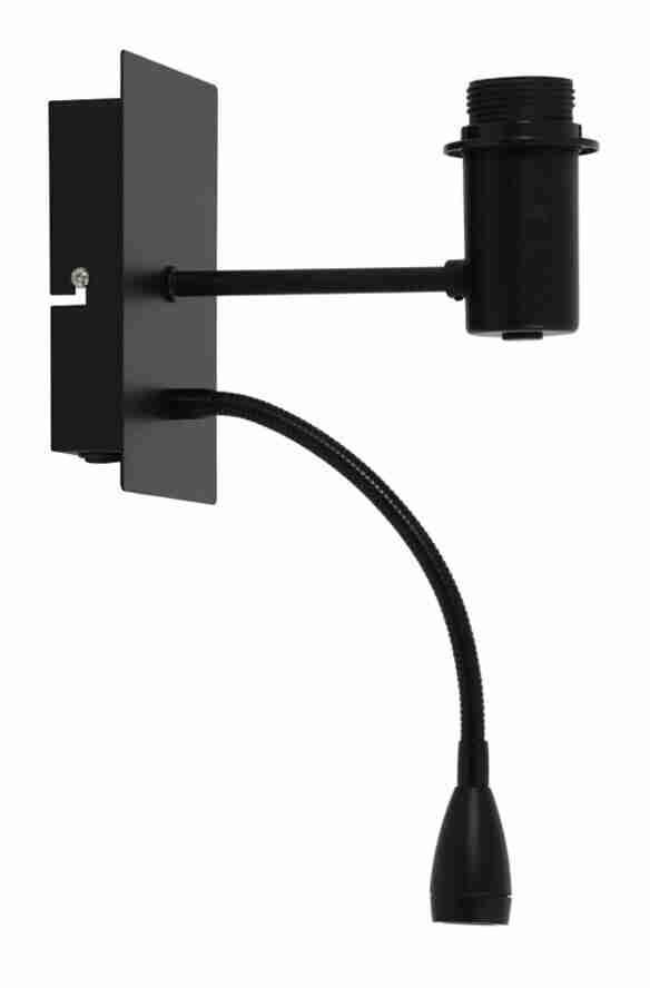 Light & Living Wandlamp Regina met LED-flex - Mat Zwart