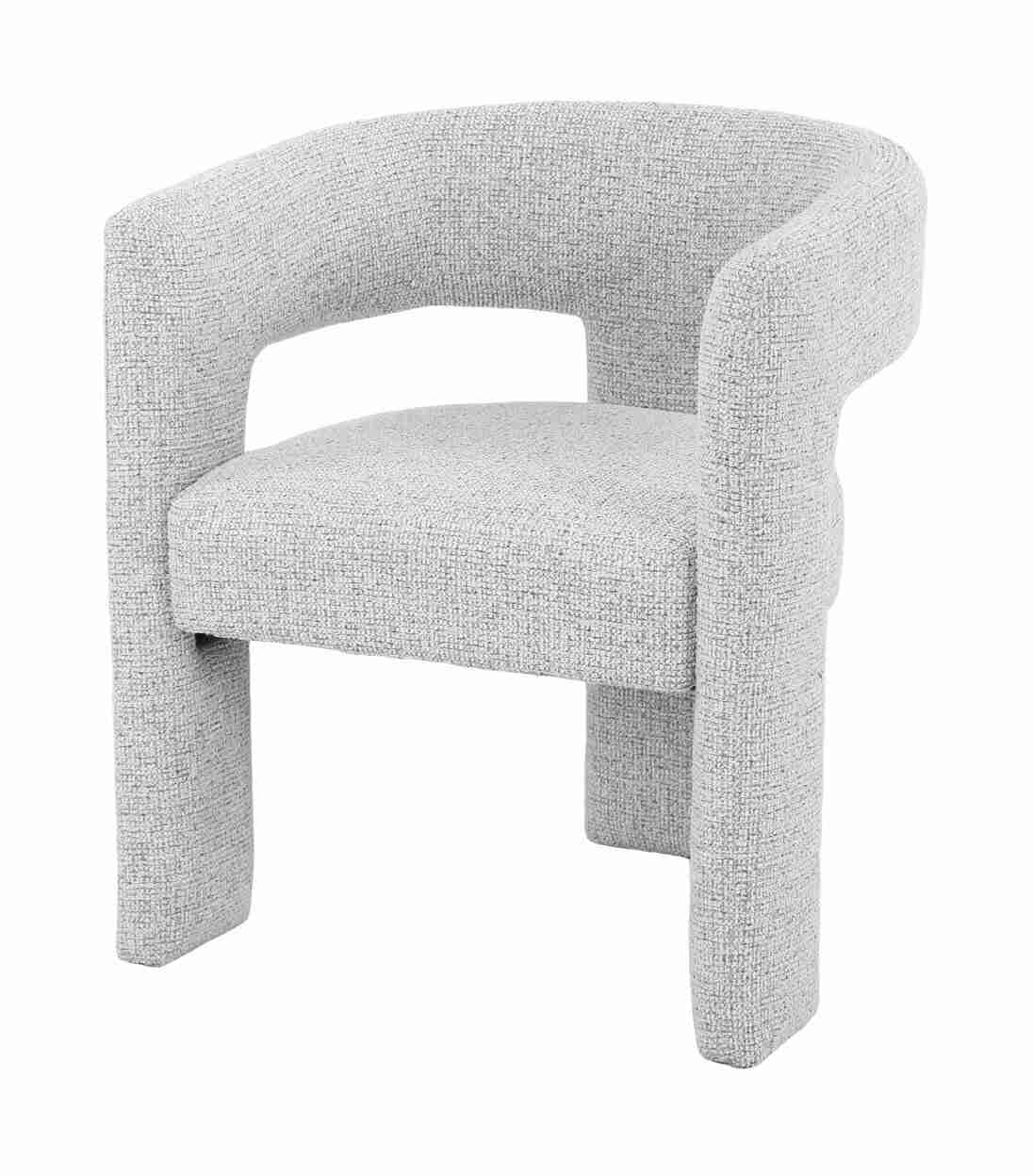 Livingfurn Eetkamerstoel Aurelia Structuurstof - Beige