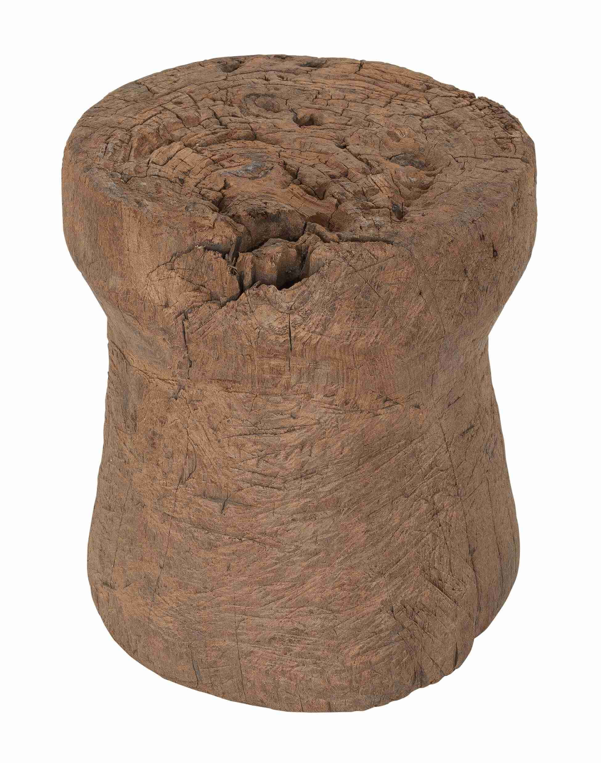 MUST Living Bijzettafel Toba Teakhout, √ò30cm - Bruin