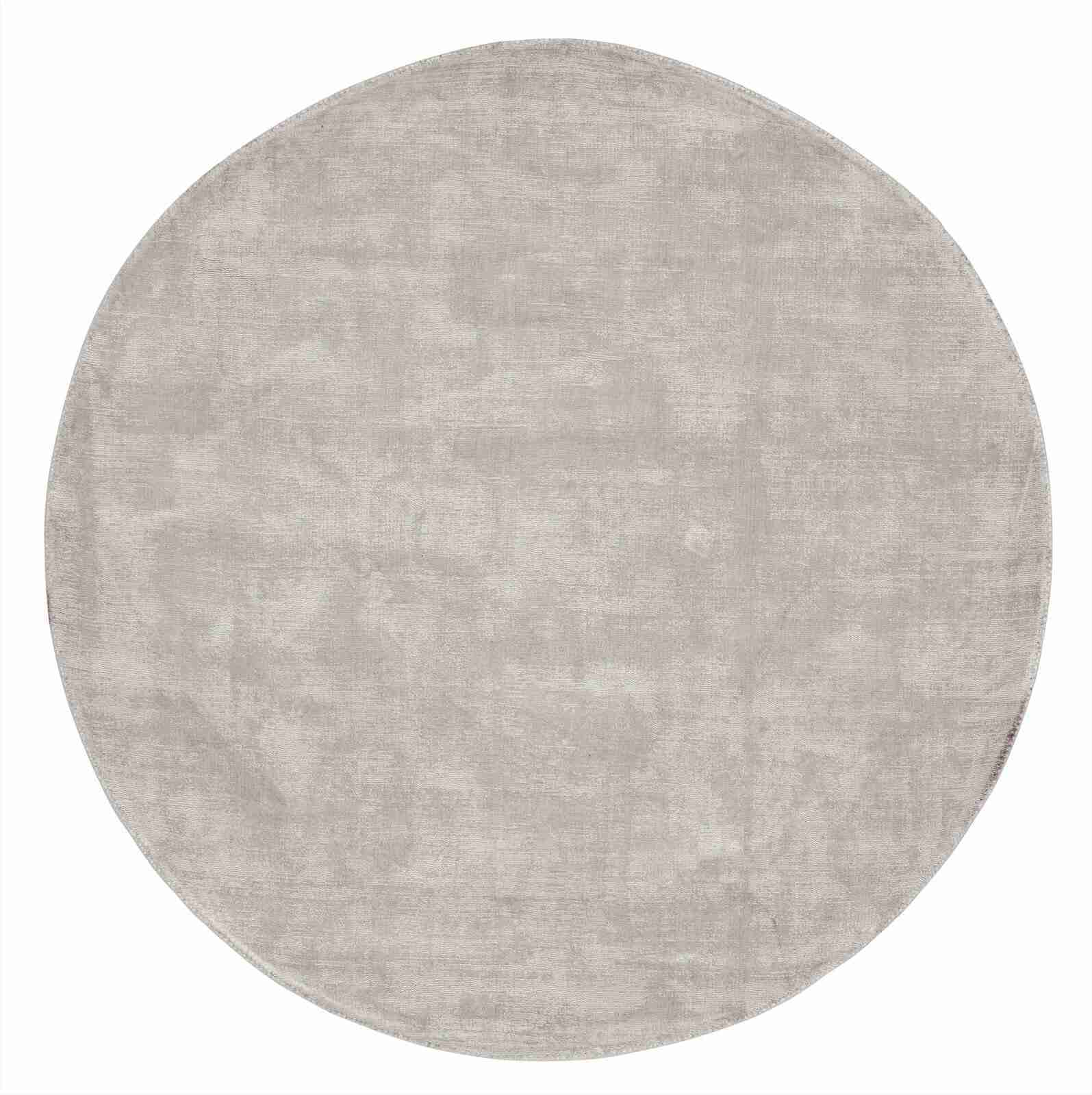 MUST Living Rond Vloerkleed La Belle 250cm - Lichtgrijs