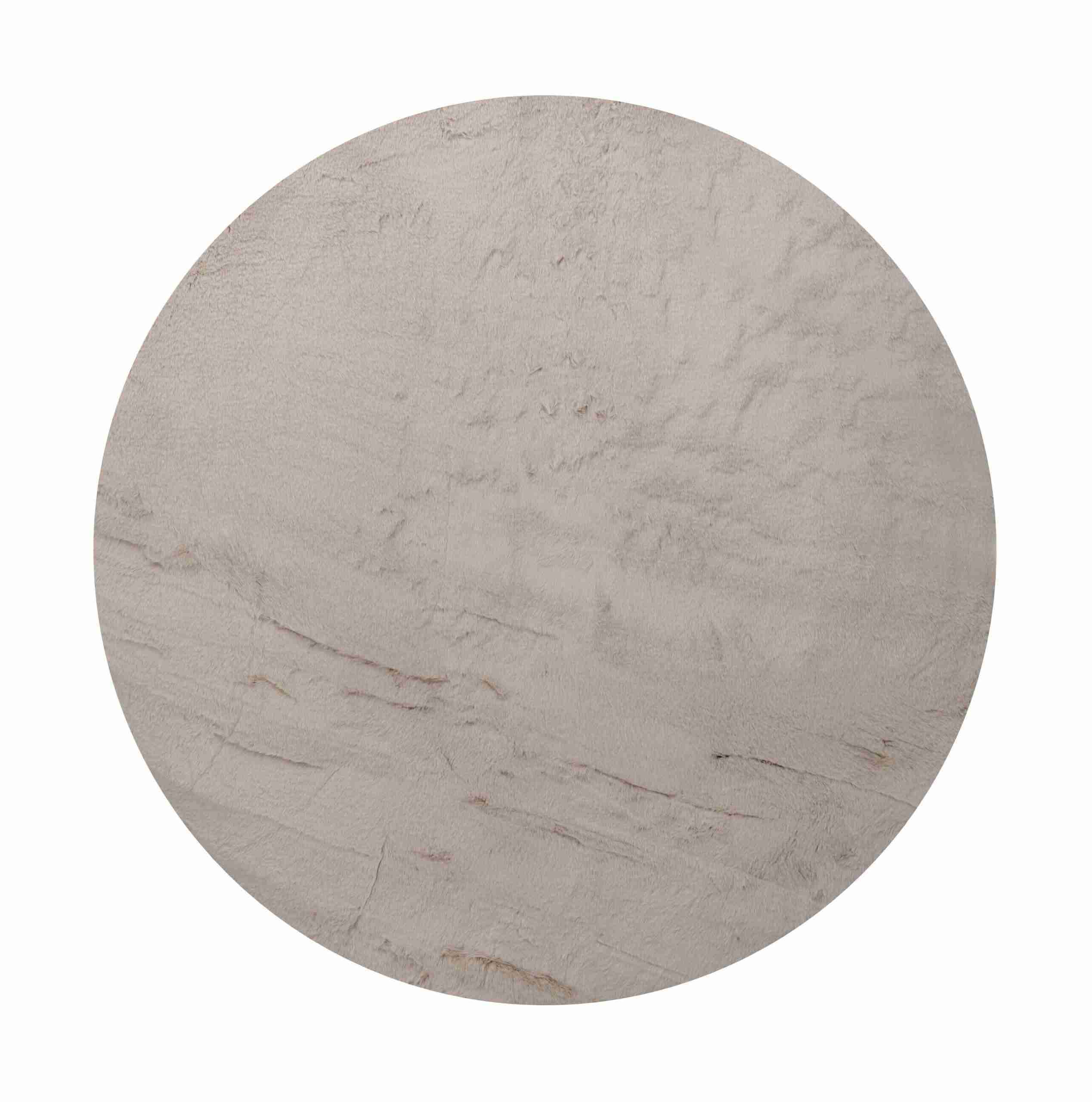MUST Living Rond Vloerkleed Lodge √ò160cm - Taupe