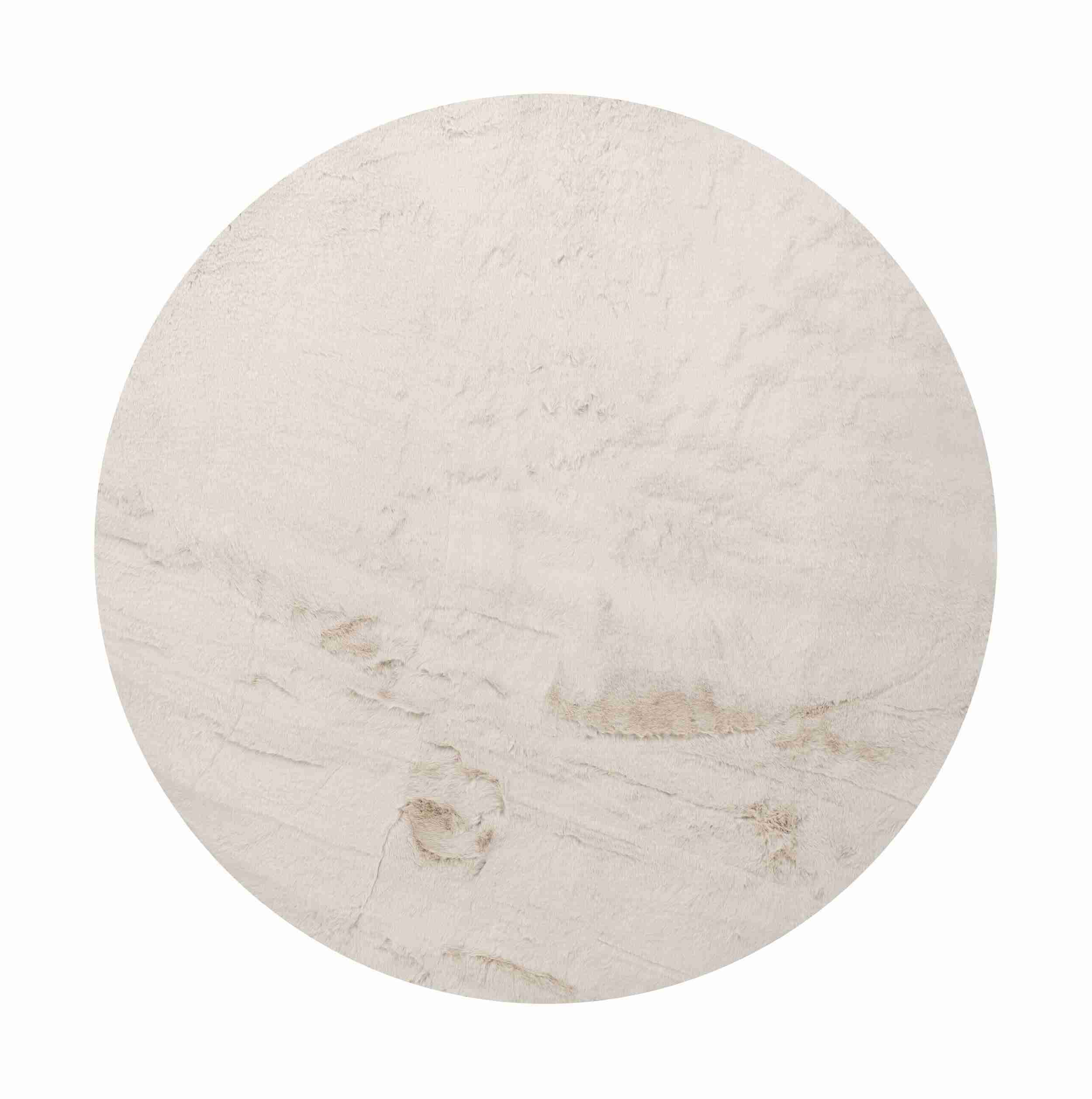 MUST Living Rond Vloerkleed Lodge √ò160cm - Zand