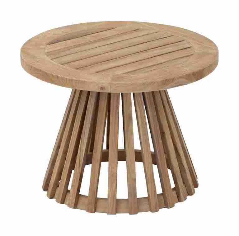 MUST Living Ronde Salontafel Lily Teakhout, √ò50cm - NATUREL