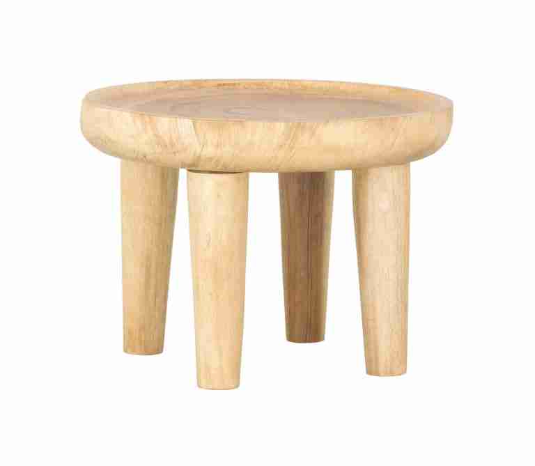 MUST Living Ronde Salontafel Plato Suarhout, 50cm - Bruin