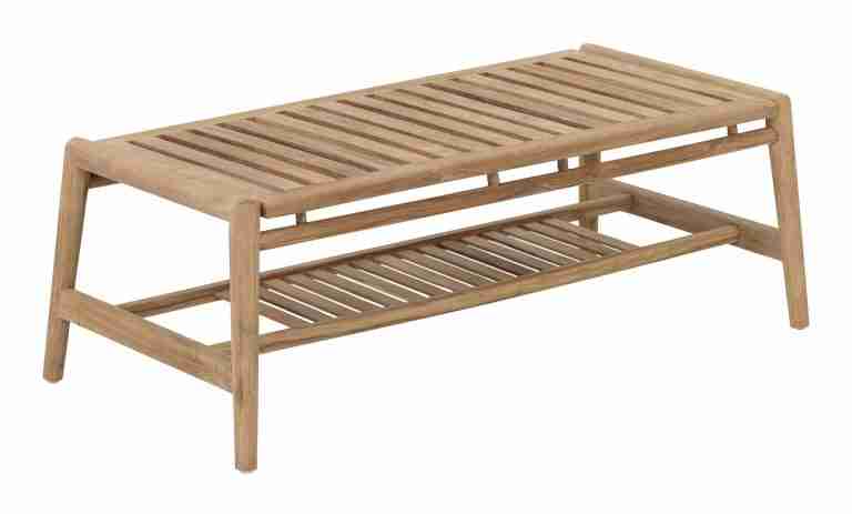 MUST Living Salontafel Ray Teakhout, 120 x 60cm - NATUREL