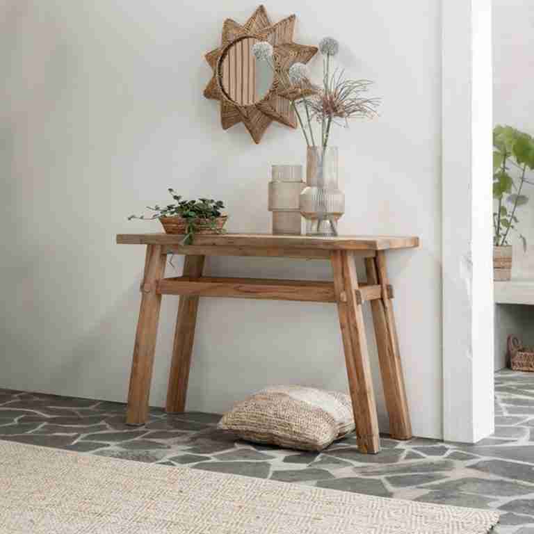 MUST Living Sidetable Tuscany Teakhout, 120cm - Naturel
