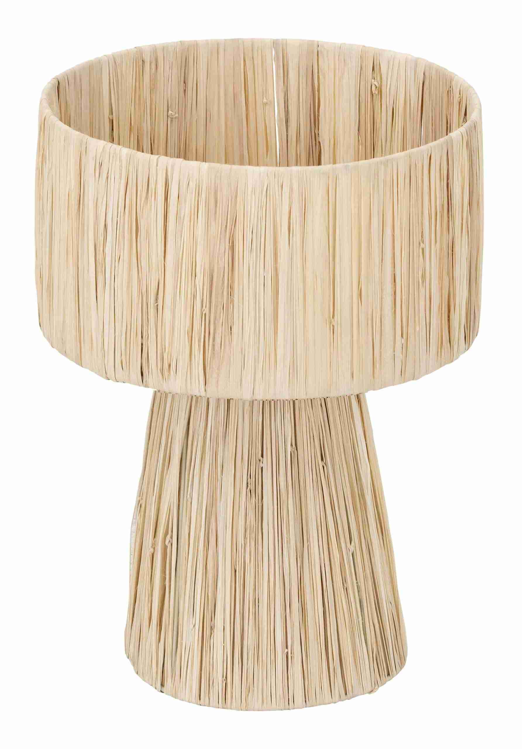 MUST Living Tafellamp Marbella Palmblad, 41cm hoog - NATUREL