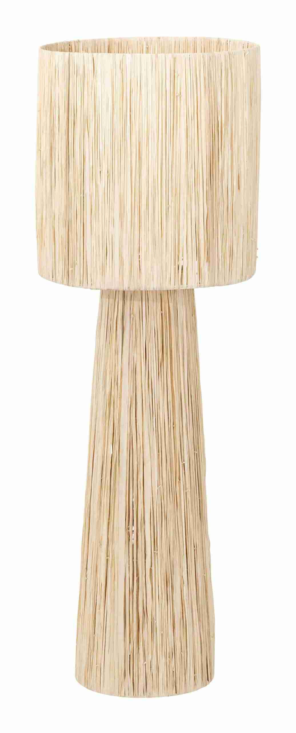 MUST Living Vloerlamp Marbella Palmblad, 120cm hoog - NATUREL