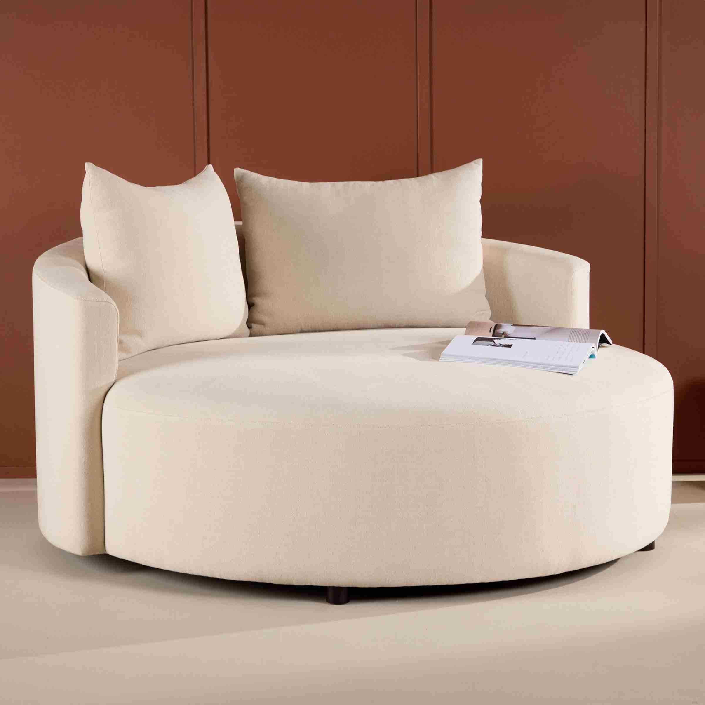 Nohr Bank Loveseat Keeli Linnenlook - Beige