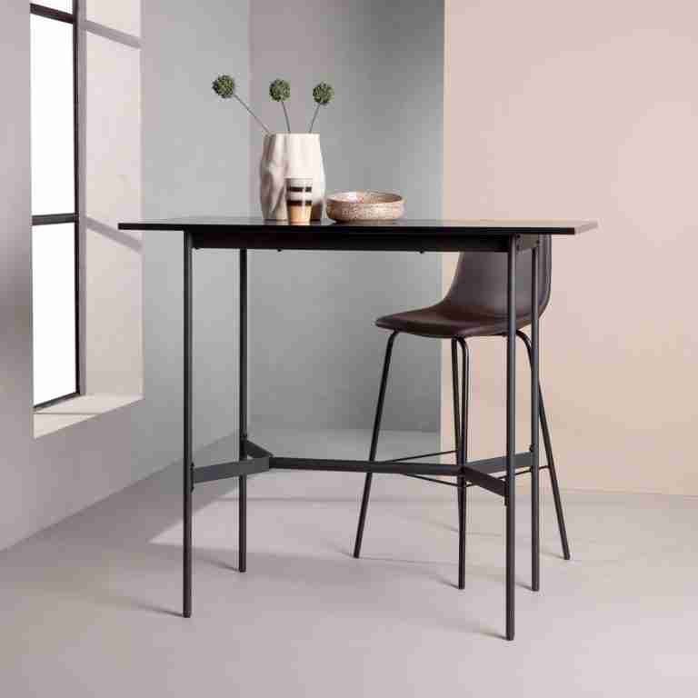 Nohr Bartafel Dewaine MDF, 120 x 60cm - Zwart