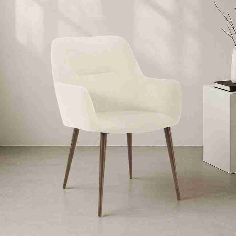 Nohr Eetkamerstoel Shonna Linnenlook - Beige