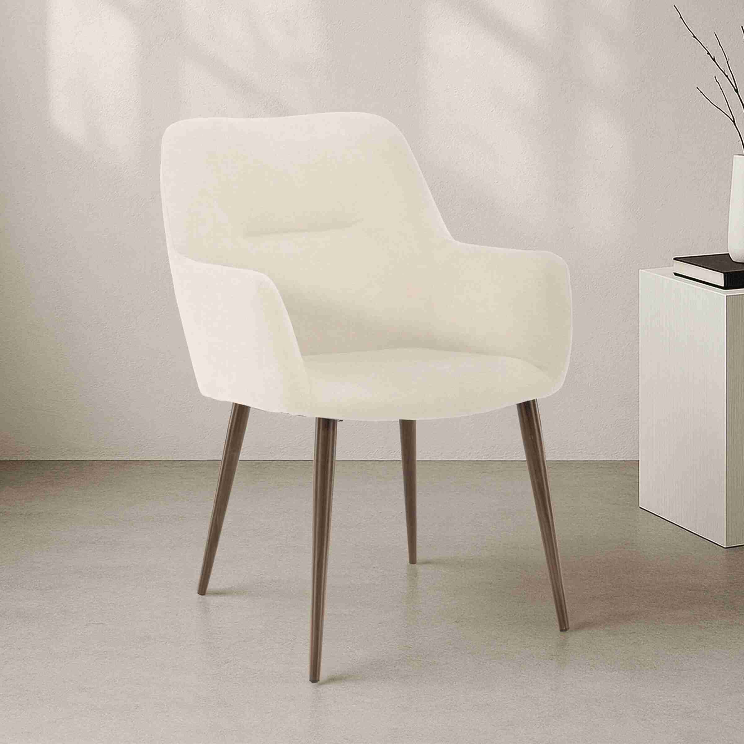 Nohr Eetkamerstoel Shonna Linnenlook - Beige