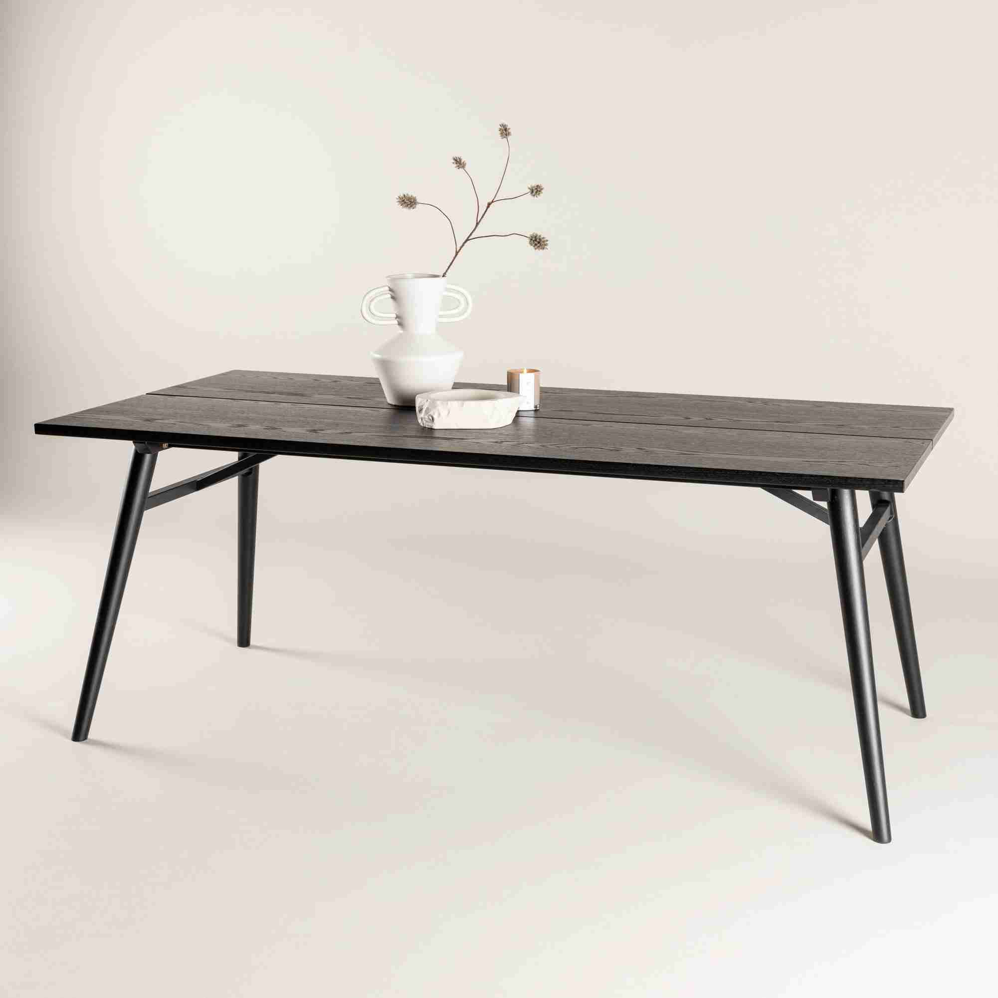 Nohr Eettafel Lateka 195 x 95cm - Zwart