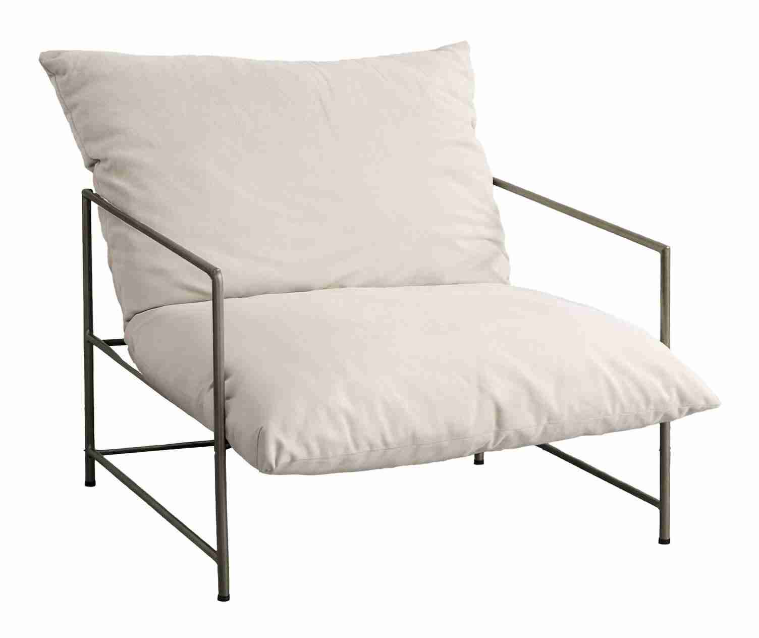 Nohr Fauteuil Julieanna Velvet - Beige/Brons
