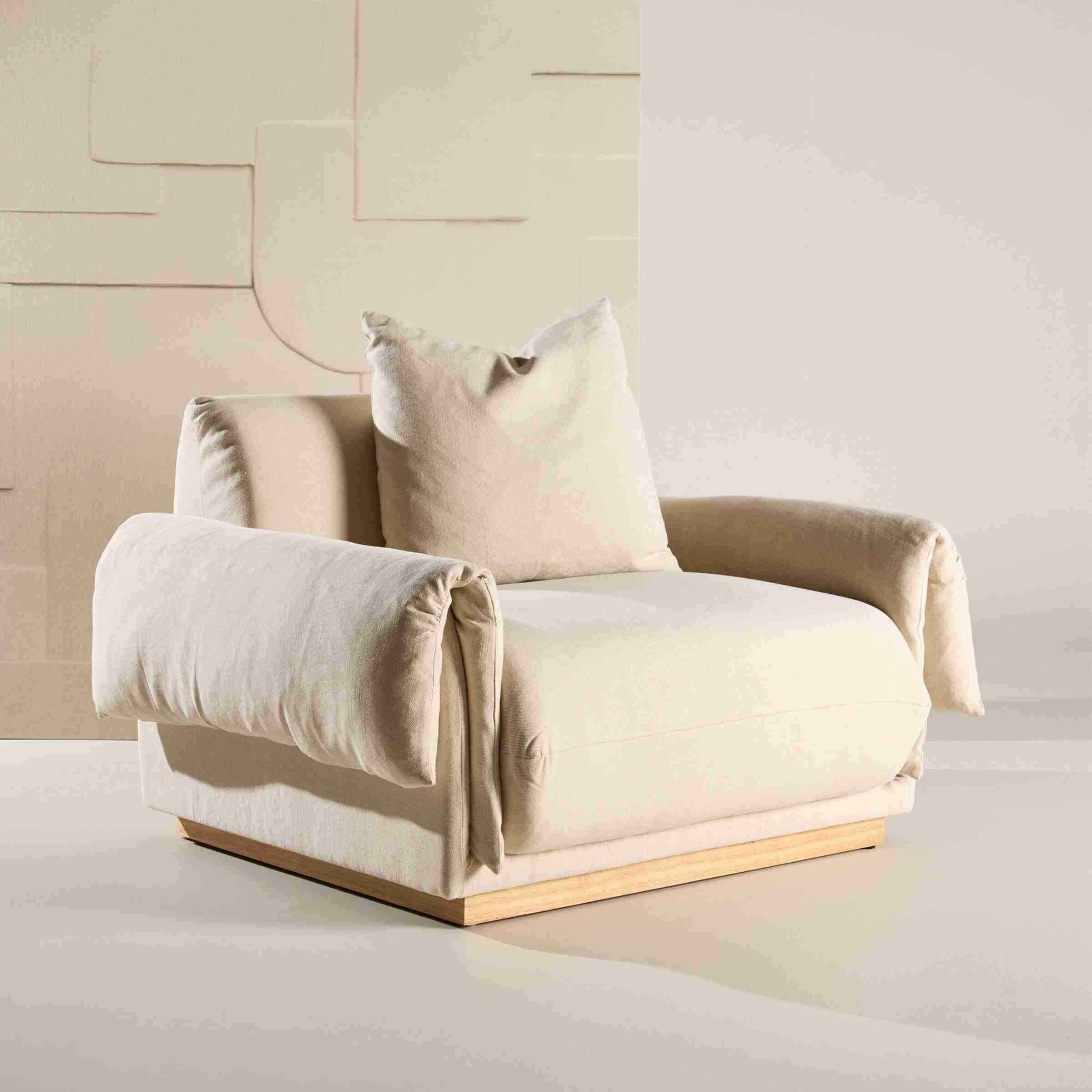 Nohr Fauteuil Lisa Linnenlook - Beige