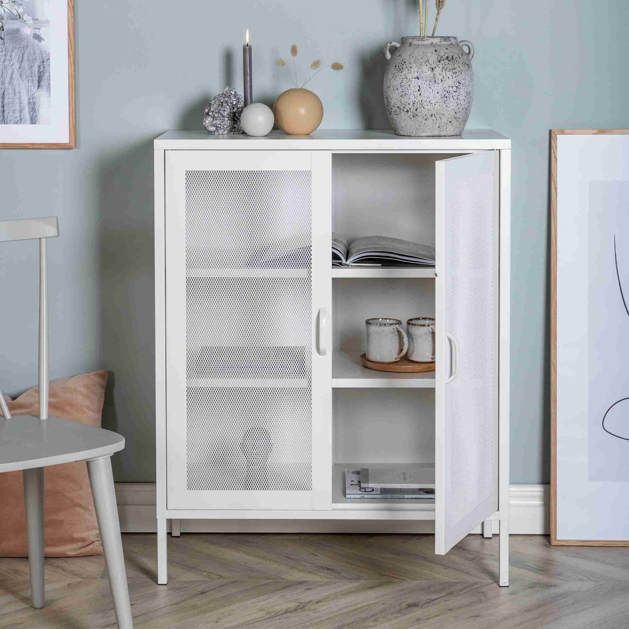 Nohr Opbergkast Carmilla 101 x 80cm - Wit