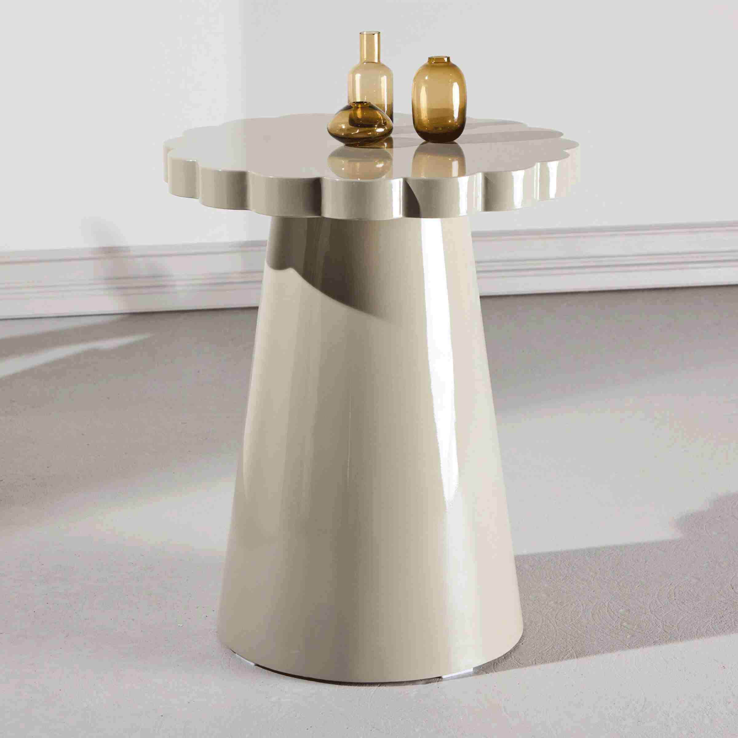 Nohr Ronde Bijzettafel Dorie 45cm - Beige
