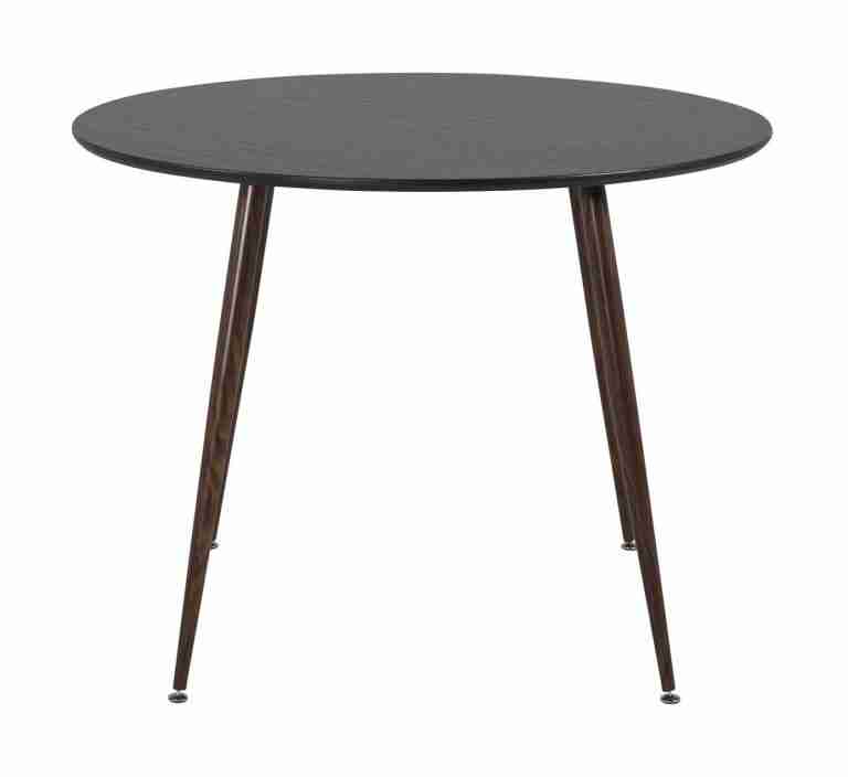 Nohr Ronde Eettafel Quennel √ò100cm - Zwart/Walnoot