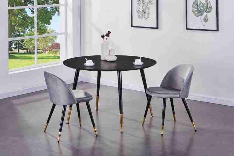 Nohr Ronde Eettafel Shaindy √ò115cm - Zwart