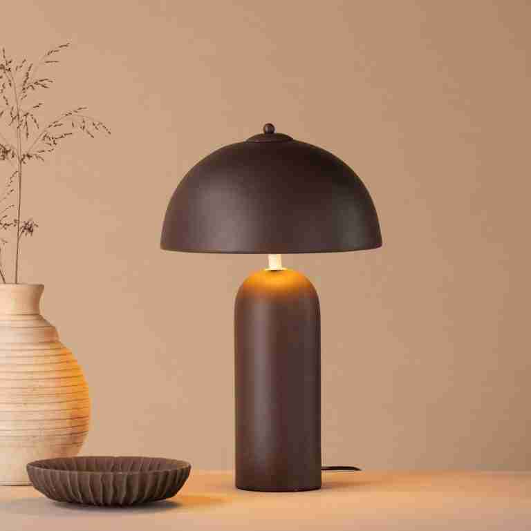 Nohr Tafellamp Adra Spraystone - Bruin