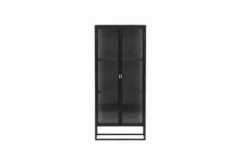 Nohr Vitrinekast Alieke 160 x 70cm - Zwart