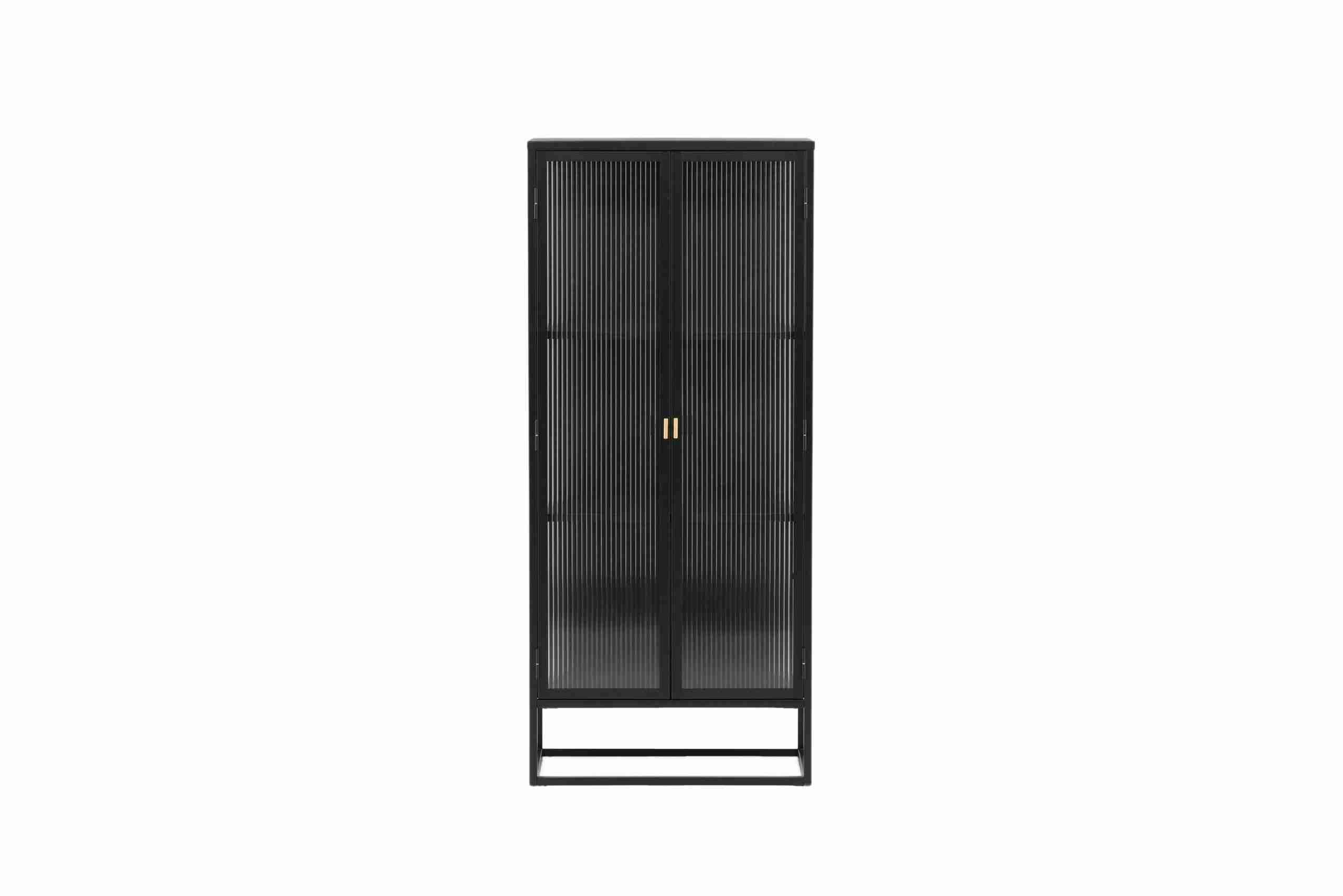 Nohr Vitrinekast Alieke 160 x 70cm - Zwart