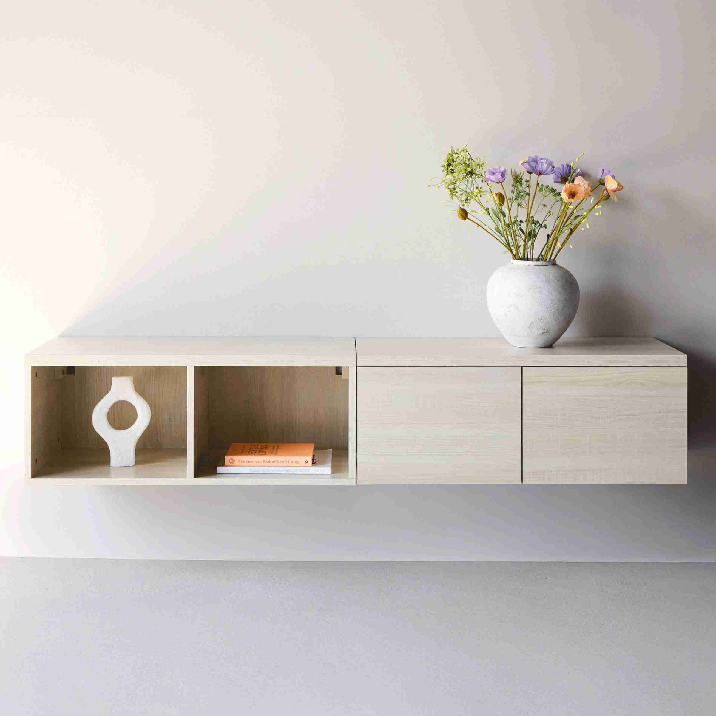 Nohr Zwevend TV-meubel Electa 180cm - Whitewash