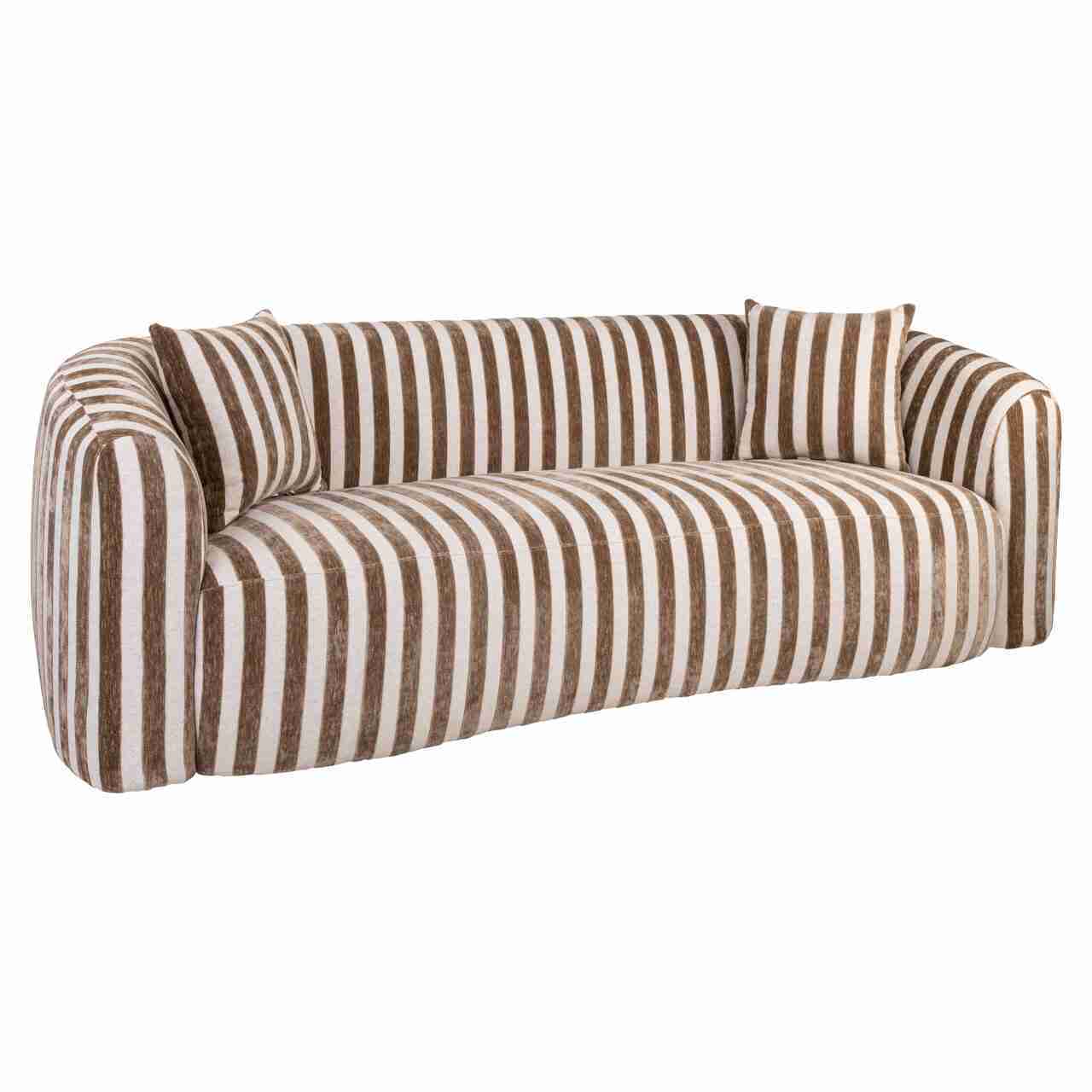 Richmond Bank Luxandra 229cm, Stripes - Sand