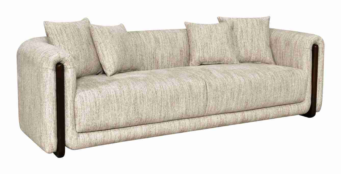 Richmond Bank Winslov 238cm, Essen & Softweave stof - Naturel