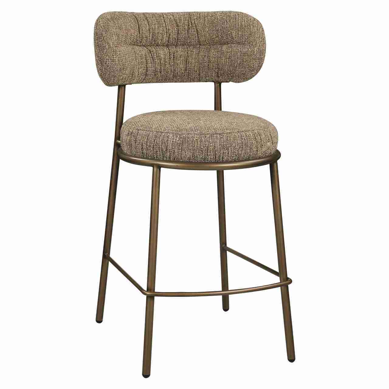 Richmond Barstoel Encanto Tweed - Brown (zithoogte 67cm)