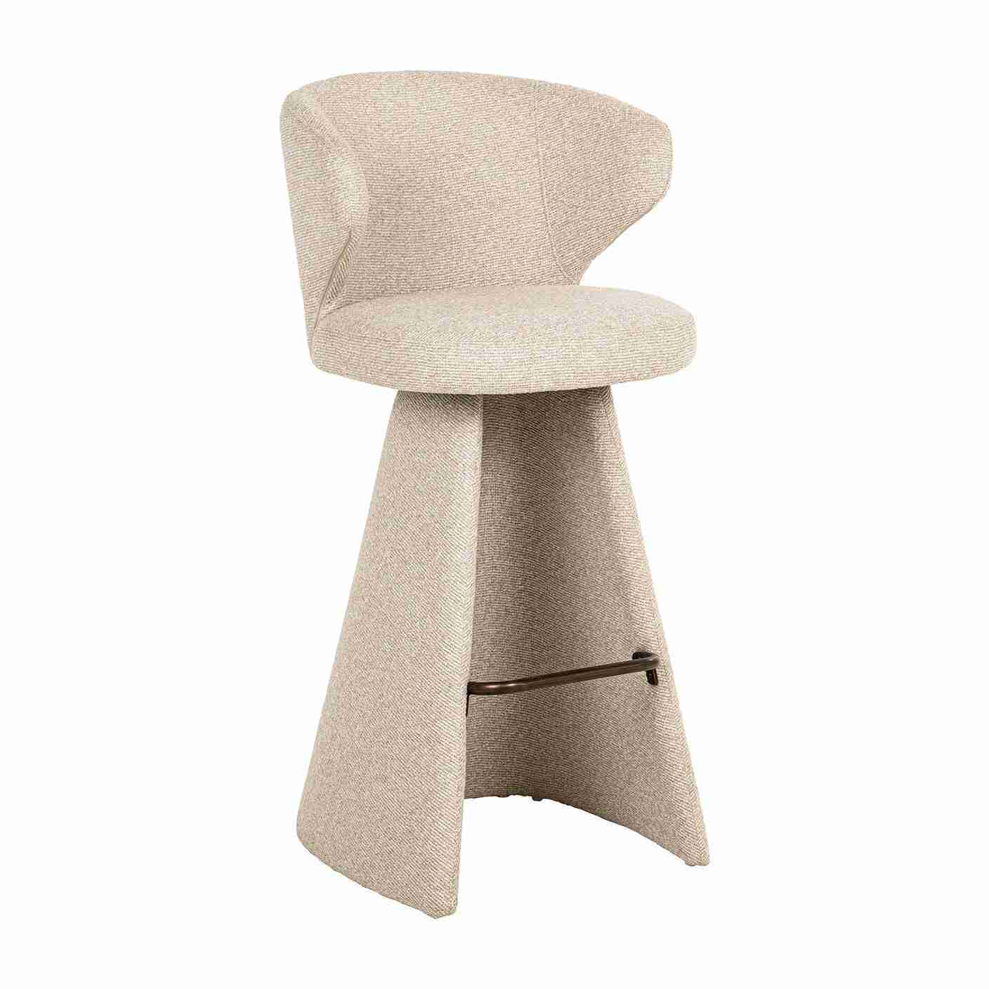 Richmond Barstoel Gatsbi Boucl√© (zithoogte 75cm) - Beige