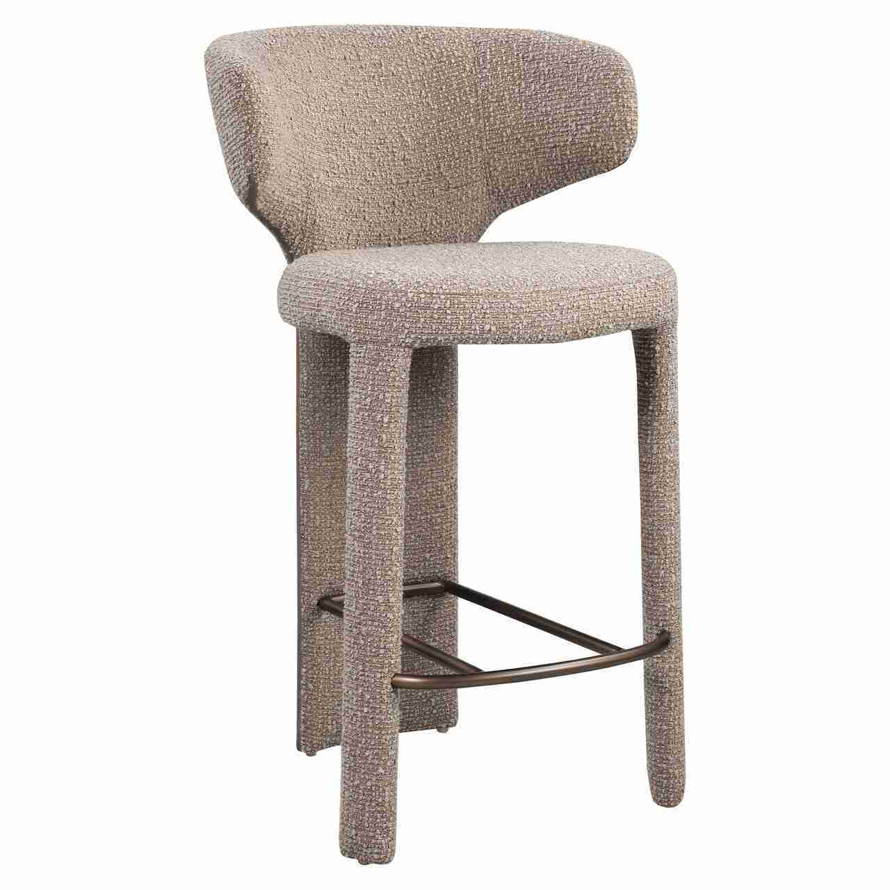 Richmond Barstoel Viola Chunky - Mocca (zithoogte 68cm)