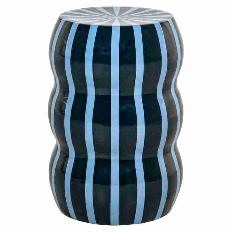 Richmond Bijzettafel Boyd 33cm - Blauw - Rond