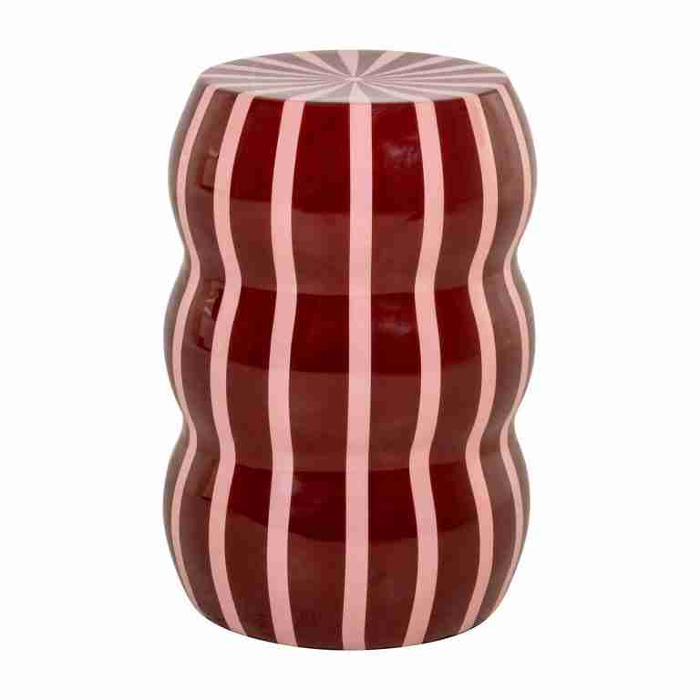 Richmond Bijzettafel Yalou 33cm - Rood - Rond