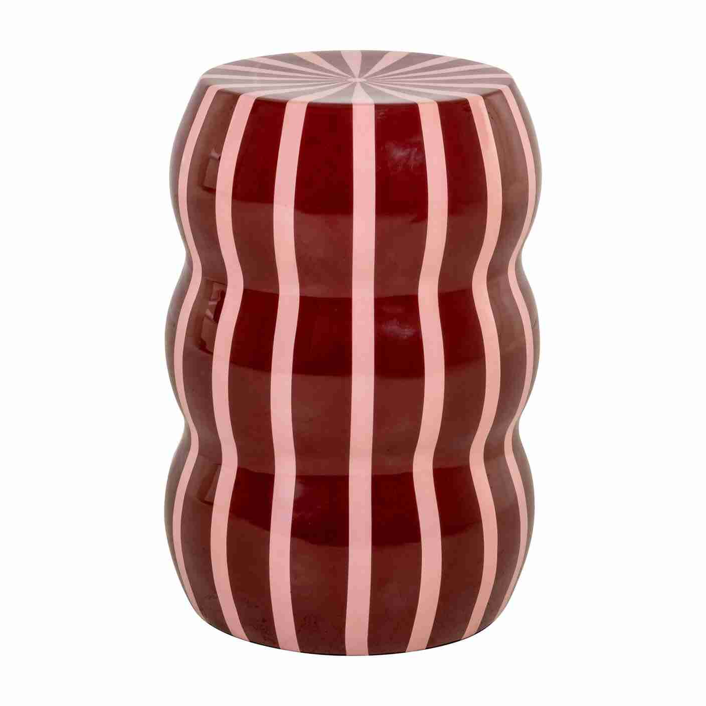 Richmond Bijzettafel Yalou 33cm - Rood - Rond