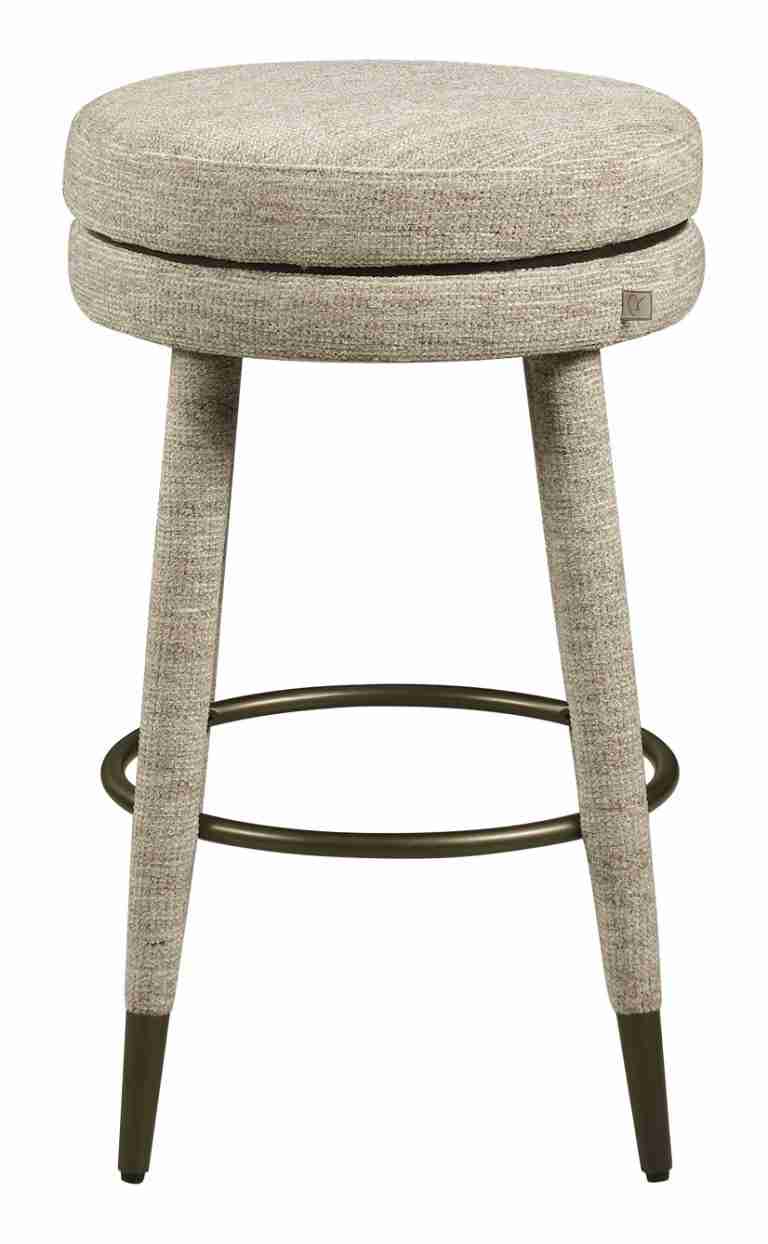 Richmond Draaibare Barkruk Tenashar Softweave stof - Naturel (zithoogte 68cm)