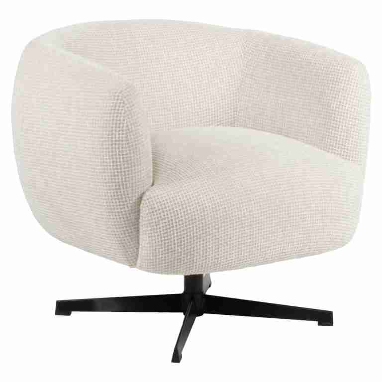 Richmond Draaifauteuil Estelle Blockweave - Beige