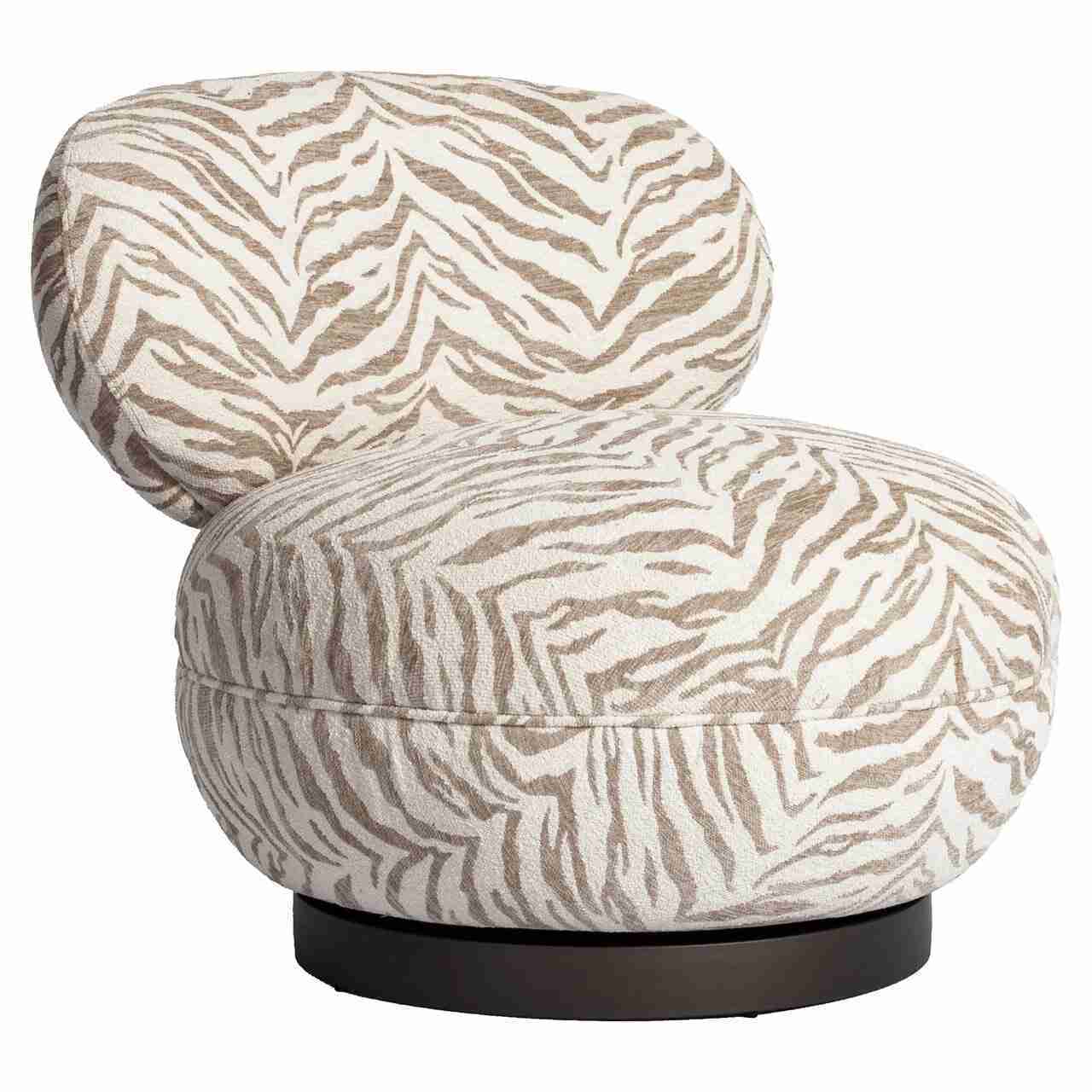 Richmond Draaifauteuil Jace Tiger - Beige