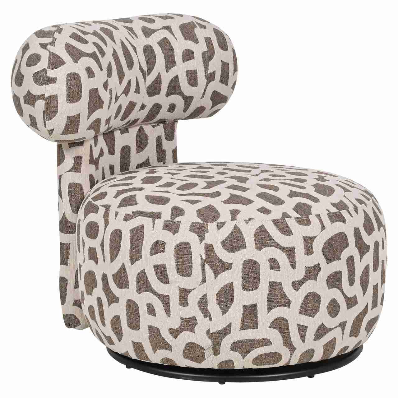 Richmond Draaifauteuil Kaya Weave - Brown