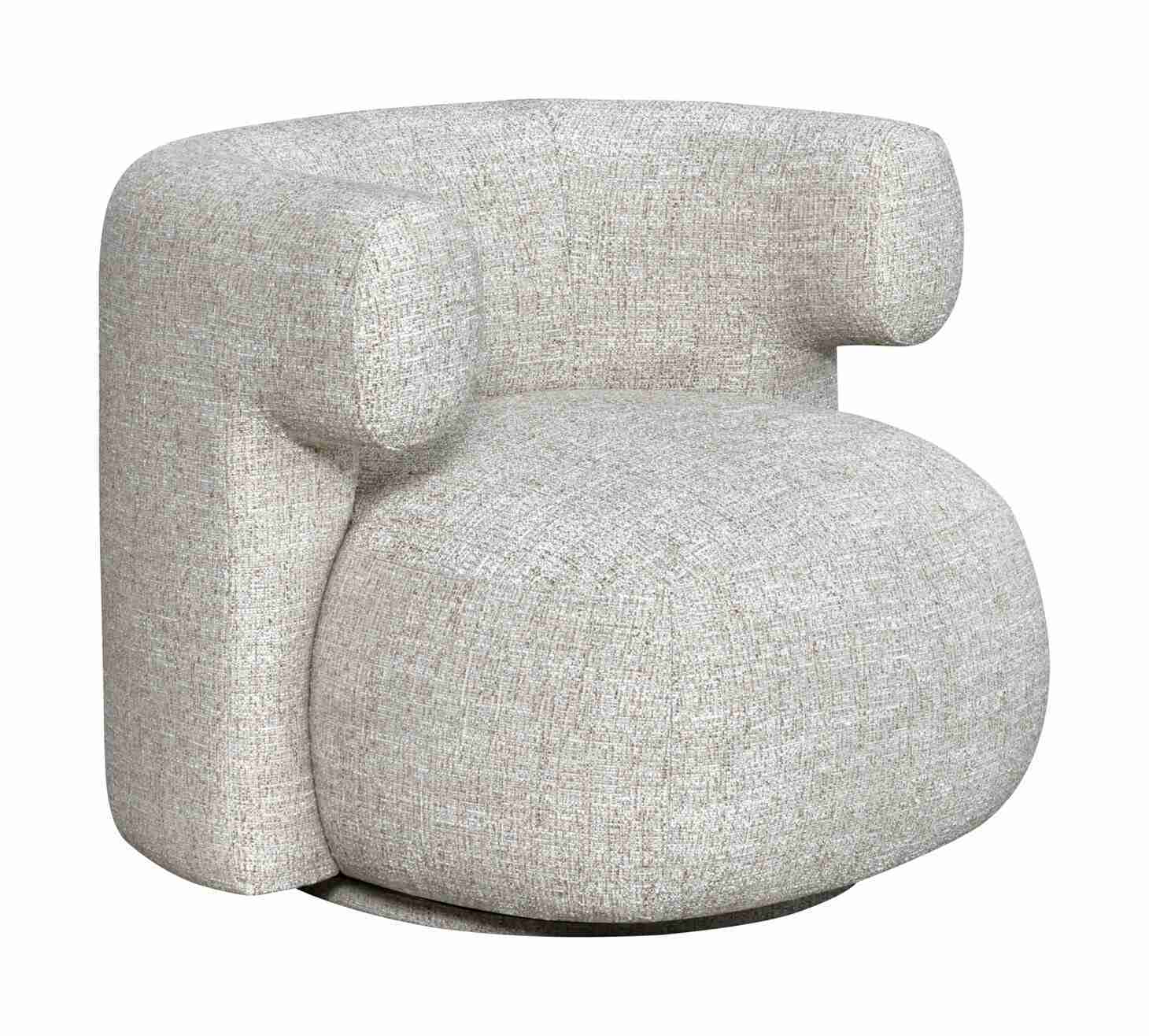 Richmond Draaifauteuil Talley Tweed - Crëme