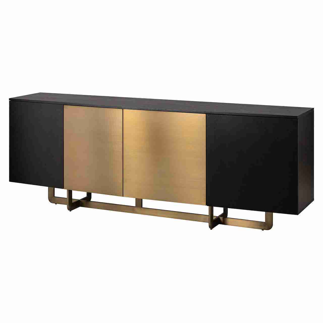 Richmond Dressoir Dax Eiken, 220cm - Goud