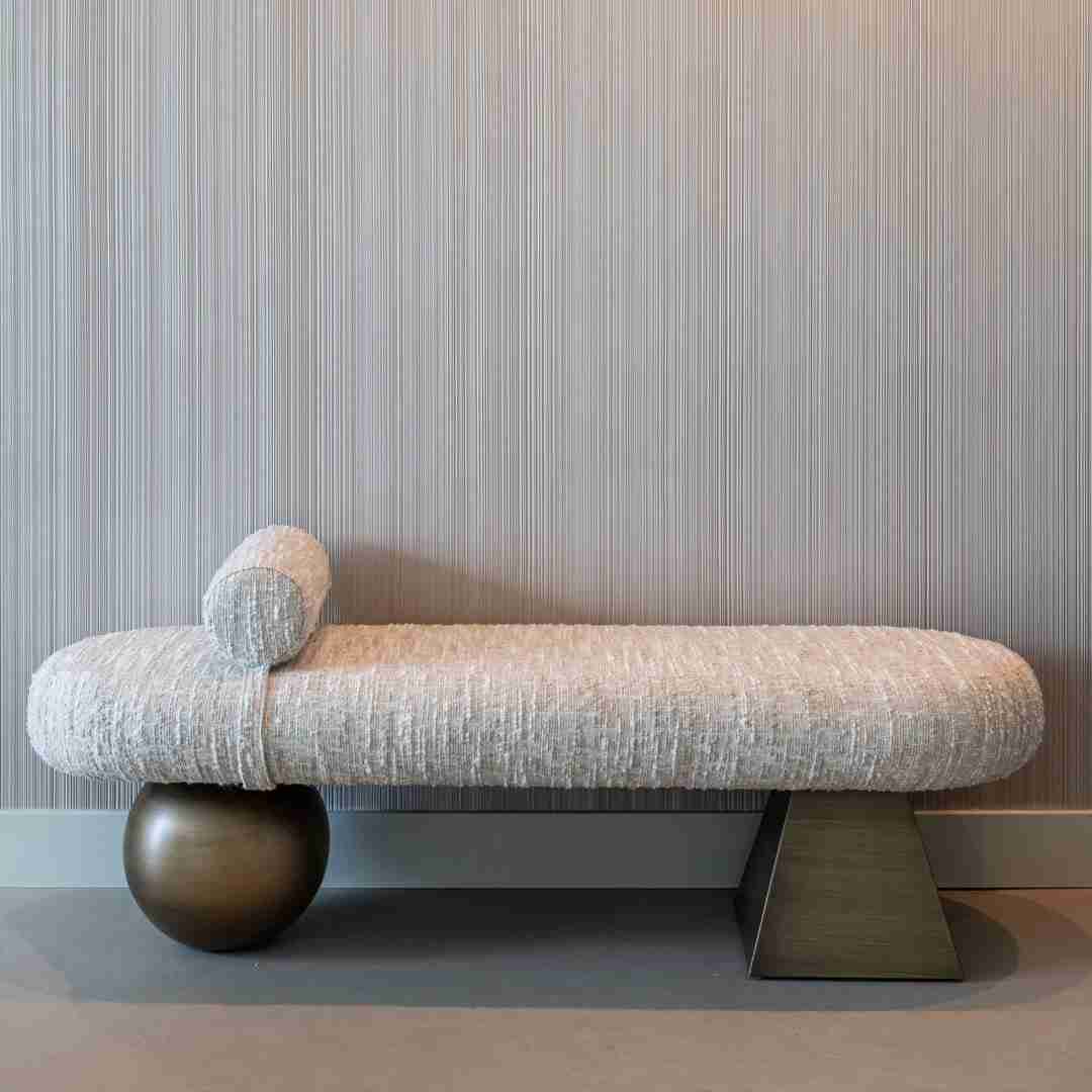Richmond Eetkamerbank Geneva 148cm - Beige
