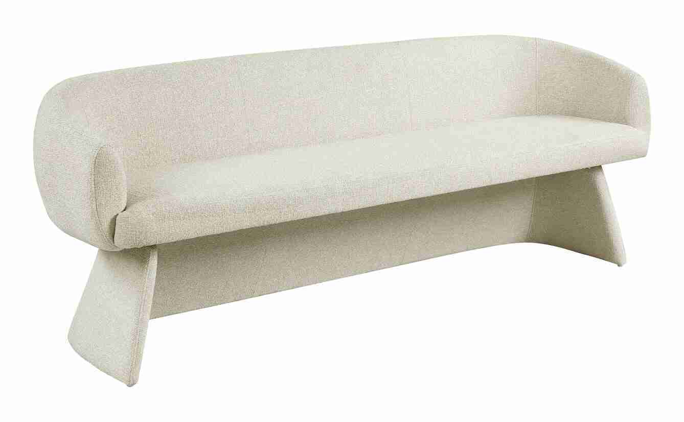 Richmond Eetkamerbank Quiriro 210cm, Bouclé - Naturel