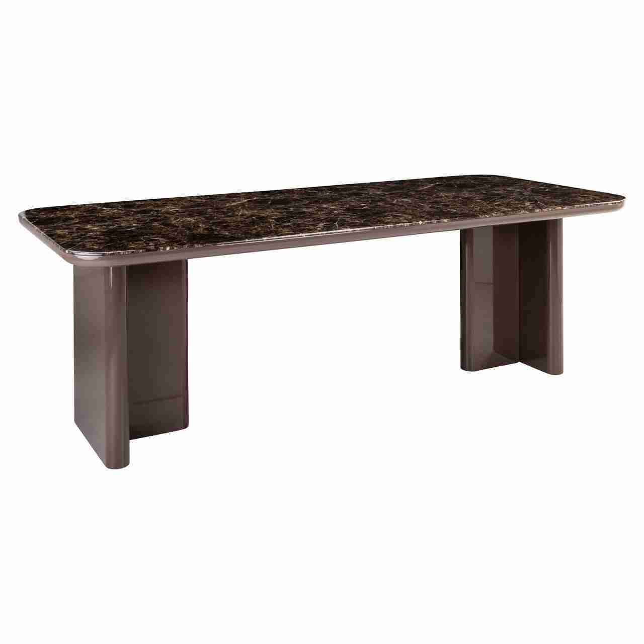 Richmond Eettafel Almundi Keramiek, 230 x 100cm - Chocolat brown